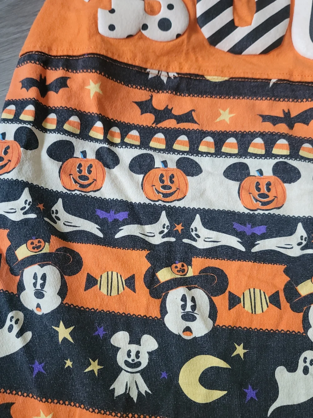 Disney Parks Halloween Mickey Mouse Pet Spirit Jersey Pumpkin Boo Dog Shirt XL